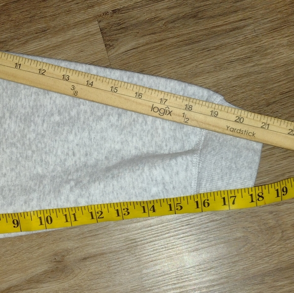 H&M Disney Mickey Mouse Womens Gray Cotton Embroidered Drawstring Hoodie Size XL - Picture 5 of 11